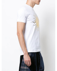 Мужская белая футболка с принтом от Vivienne Westwood