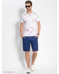 Мужская белая футболка с принтом от New Look