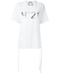 Женская белая футболка с принтом от No.21