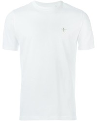 Мужская белая футболка с принтом от Oamc