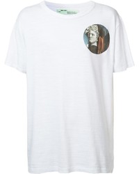 Мужская белая футболка с принтом от Off-White