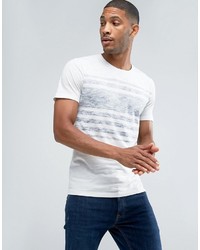Мужская белая футболка с принтом от ONLY & SONS