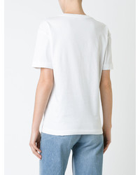 Женская белая футболка с принтом от Stella McCartney