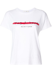 Женская белая футболка с принтом от Rag & Bone