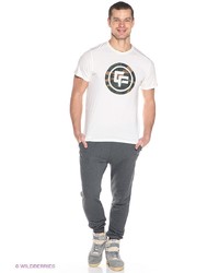 Мужская белая футболка с принтом от Reebok