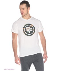 Мужская белая футболка с принтом от Reebok