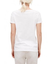 Женская белая футболка с принтом от s.Oliver