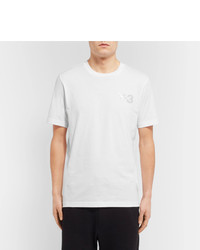 Мужская белая футболка с принтом от Y-3