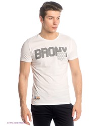 Мужская белая футболка с принтом от Sweet years