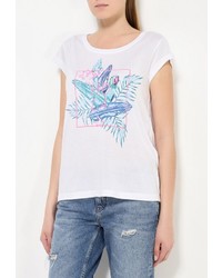 Женская белая футболка с принтом от Troll