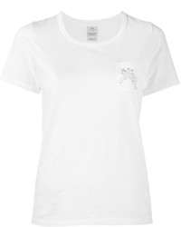 Женская белая футболка с принтом от Visvim