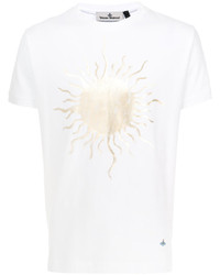 Мужская белая футболка с принтом от Vivienne Westwood