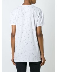 Белая футболка со звездами