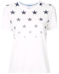 Женская белая футболка со звездами от GUILD PRIME