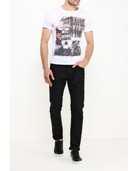 Мужская белая футболка от Aarhon