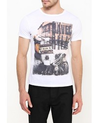 Мужская белая футболка от Aarhon