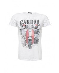 Мужская белая футболка от Aarhon