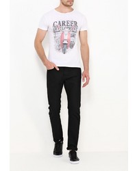 Мужская белая футболка от Aarhon