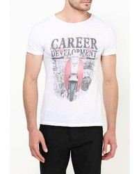 Мужская белая футболка от Aarhon