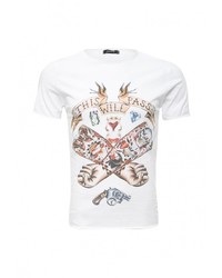 Мужская белая футболка от Aarhon