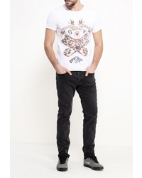 Мужская белая футболка от Aarhon