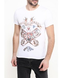 Мужская белая футболка от Aarhon