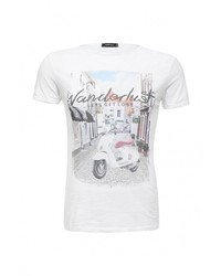 Мужская белая футболка от Aarhon