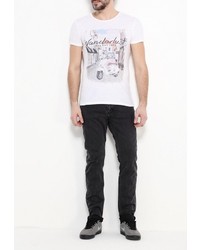 Мужская белая футболка от Aarhon