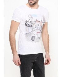 Мужская белая футболка от Aarhon