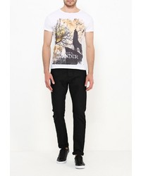 Мужская белая футболка от Aarhon