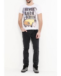 Мужская белая футболка от Aarhon