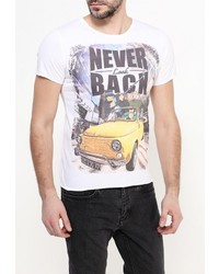 Мужская белая футболка от Aarhon