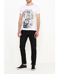 Мужская белая футболка от Aarhon