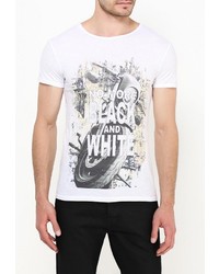 Мужская белая футболка от Aarhon