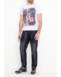 Мужская белая футболка от Aarhon