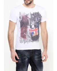 Мужская белая футболка от Aarhon