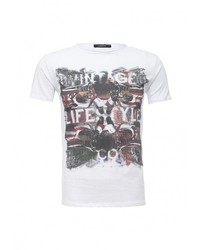 Мужская белая футболка от Aarhon