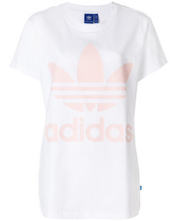 Женская белая футболка от adidas