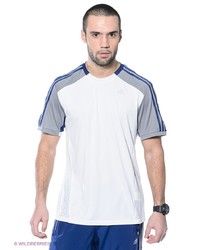 Мужская белая футболка от adidas