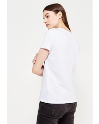 Женская белая футболка от adL