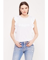 Женская белая футболка от adL