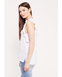 Женская белая футболка от adL