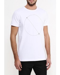 Мужская белая футболка от ADPT