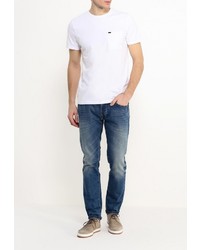 Мужская белая футболка от ADPT