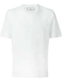 Мужская белая футболка от AMI Alexandre Mattiussi