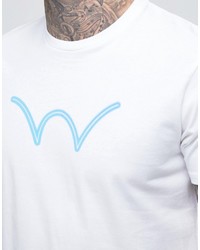 Мужская белая футболка от Edwin