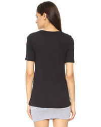 Женская белая футболка от David Lerner