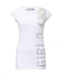 Женская белая футболка от Atos Atos Lombardini