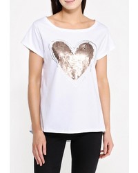 Женская белая футболка от B.Style