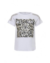 Женская белая футболка от B.Style